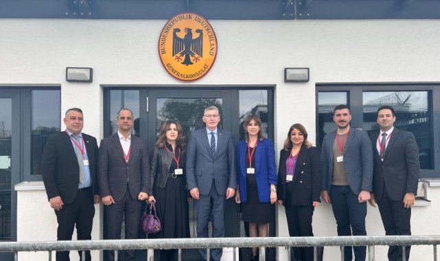 Karabağlar AB Komisyonu’ndan Almanya Başkonsolosluğu’na ziyaret