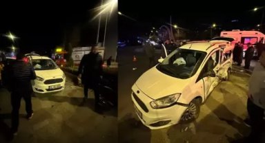 Nevşehir'de, hafif ticari araç ile otomobil çarpıştı: 9 yaralı