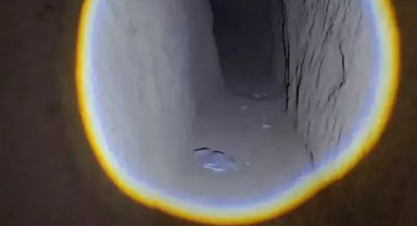 Tarihi eser arayan şüpheli 36 metre uzunluğunda tünel kazmış