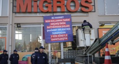 Tarihi geçmiş ürün satan Migros market 3 gün kapatıldı
