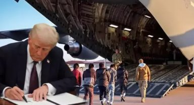 Trump'tan ABD'ye kaçak giren 'suçlu göçmenlerin' Guantanamo'da tutulması talimatı