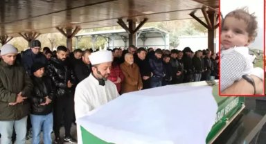 Yangında ölen 3 yaşındaki Ecrin, toprağa verildi