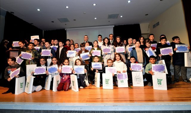 Bornova’da genç kaşifler sertifikalarını aldı