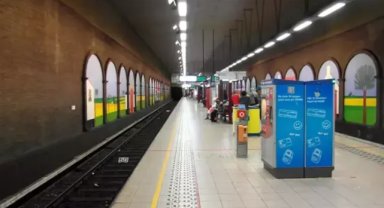 ﻿Brüksel'de metro istasyonunda silahlı saldırı
