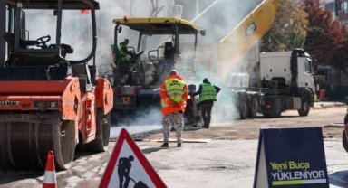 Buca’da asfalt seferberliği