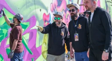 Buca’da grafiti sanatçılarından görsel şölen