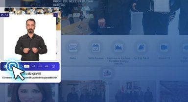 Ege Üniversitesinde yapay zekâ destekli engelsiz web siteleri kullanılmaya başlandı
