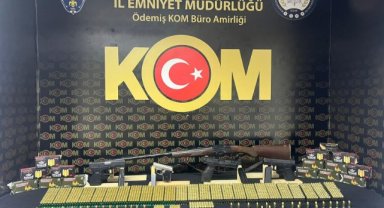 İzmir'de ruhsatsız silah operasyonu