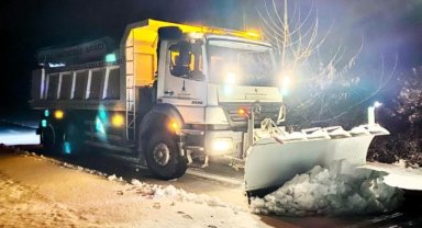 İzmir’in dağlarında kar teyakkuzu