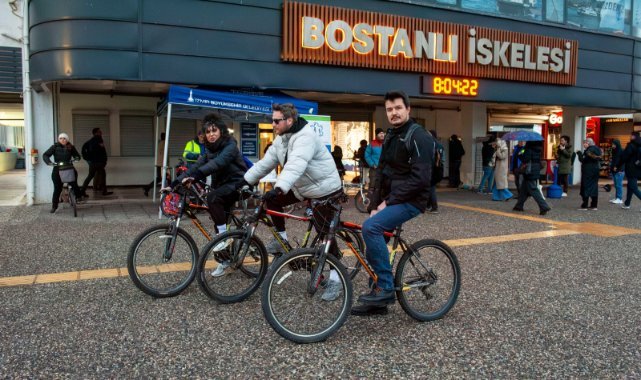 Karşıyakalılar işe bisikletle gidiyor