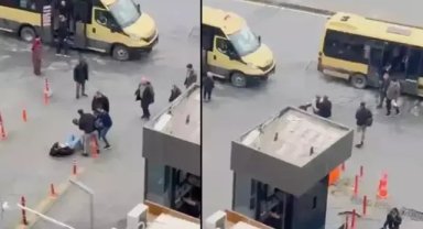 Küçükçekmece'de minibüs şoförünün para vermediğini iddia ettiği yolcusunu darbetti