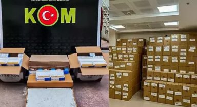 Manisa'da 3 milyon 960 bin dolu ve boş makaron ele geçirildi