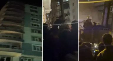 Siirt'te 10 katlı binadaki yangında 20 kişi dumandan etkilendi