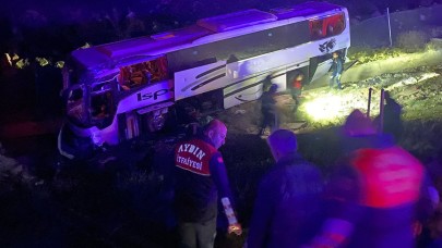 Aydın’da otobüs kazası