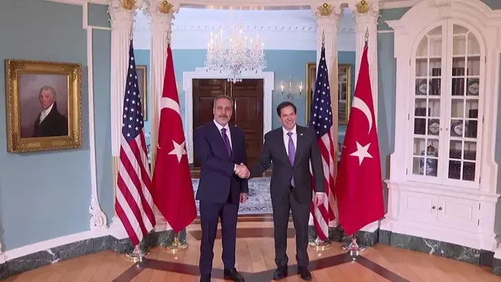 Bakan Fidan, ABD'li mevkidaşı Rubio ile bir araya geldi