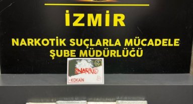 İzmir'de kokain satıcına narkotikten baskın