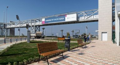 Karataş Yaya Üst Geçidi hizmete açıldı