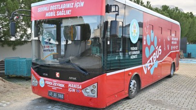 Manisa Büyükşehir’in Vetbüs projesi hizmete başladı