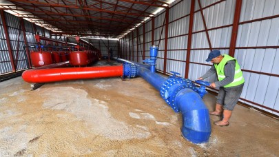 İzmir Büyükşehir Belediyesi’nden Dikili’de su devrimi