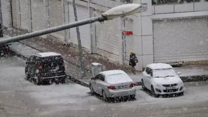 Van'da kar yağışı