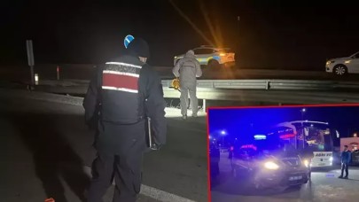 Kara yolu üzerinde bir aracın çarptığı yaya öldü, kaçan sürücü aranıyor