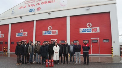 Urla’da otellere yangın eğitimi verildi