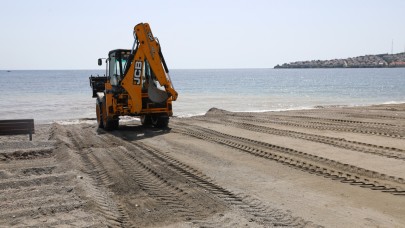 Seferihisar sahilleri yaz sezonuna hazırlanıyor