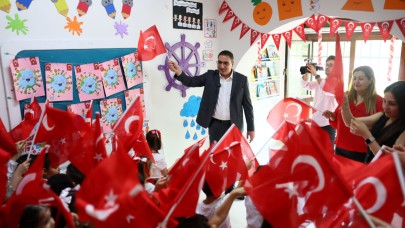 Yiğit, anaokulu öğrencilerinin 23 Nisan coşkusuna ortak oldu