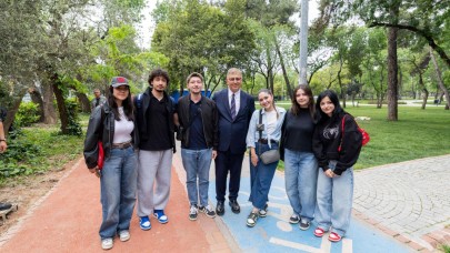 Bucalılardan Başkan Tugay’a Hasanağa Bahçesi teşekkürü