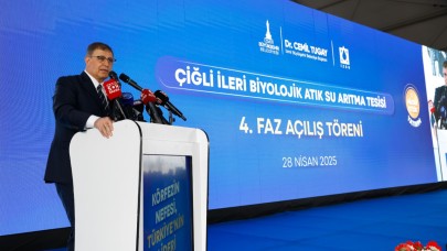 Çiğli Atıksu Arıtma Tesisi’nin 4. fazı açıldı