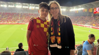 Taraftar Yiğit, takımını tribünden izledi