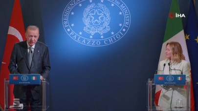 Cumhurbaşkanı Erdoğan: ''İtalya ile ticaret hedefimizi 40 milyar dolar olarak belirledik''
