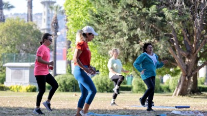 Konak’ta açık havada spor keyfi başladı