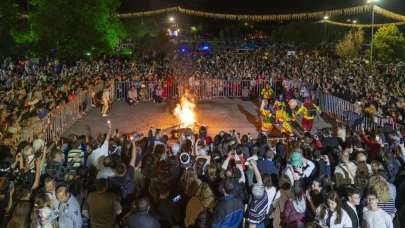 Hıdırellez ateşi Kültürpark’tan yükseldi