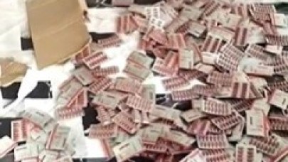 Binlerce uyuşturucu hapla yakalandı