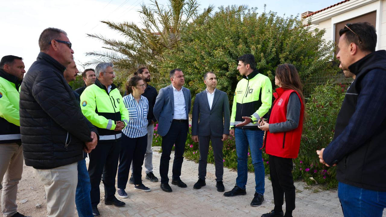 Çeşme’de sezon öncesi yoğun mesai