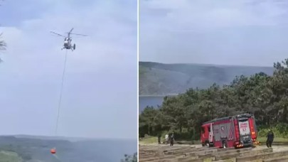 Sultangazi Kent Ormanı’nda yangın