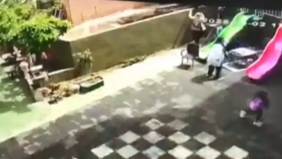 Eyüpsultan'da kreşteki çocuk 2 metre yükseklikten inşaat alanına düştü