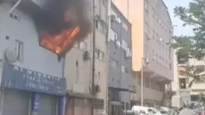 Kağıthane'de iş yerinde yangın: 1 ölü, 3 yaralı