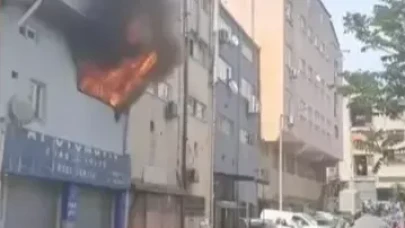 Kağıthane'de iş yerinde yangın: 1 ölü, 3 yaralı