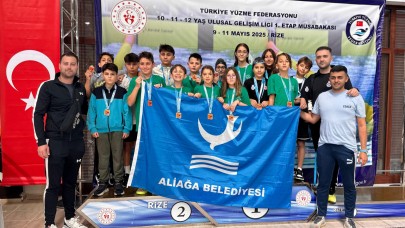 Aliağalı Yüzücülerden Madalya Şov, 16 Sporcu 16 Madalya İle Döndü