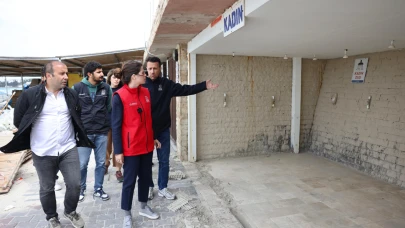 Ilıca Plajı’nda yaz hazırlıkları sürüyor