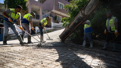Altındağ’da beton yol seferberliği