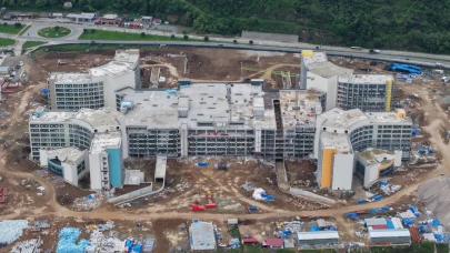 Trabzon Şehir Hastanesi inşaatının yüzde 75’i tamamlandı