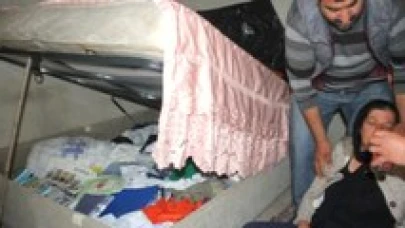 Bazanın içerisinde saklanırken bulundu, "Başım döndü, burada yatıyordum" dedi