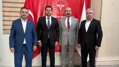 Sendika Başkanlarından İl Sağlık Müdürüne Ziyaret