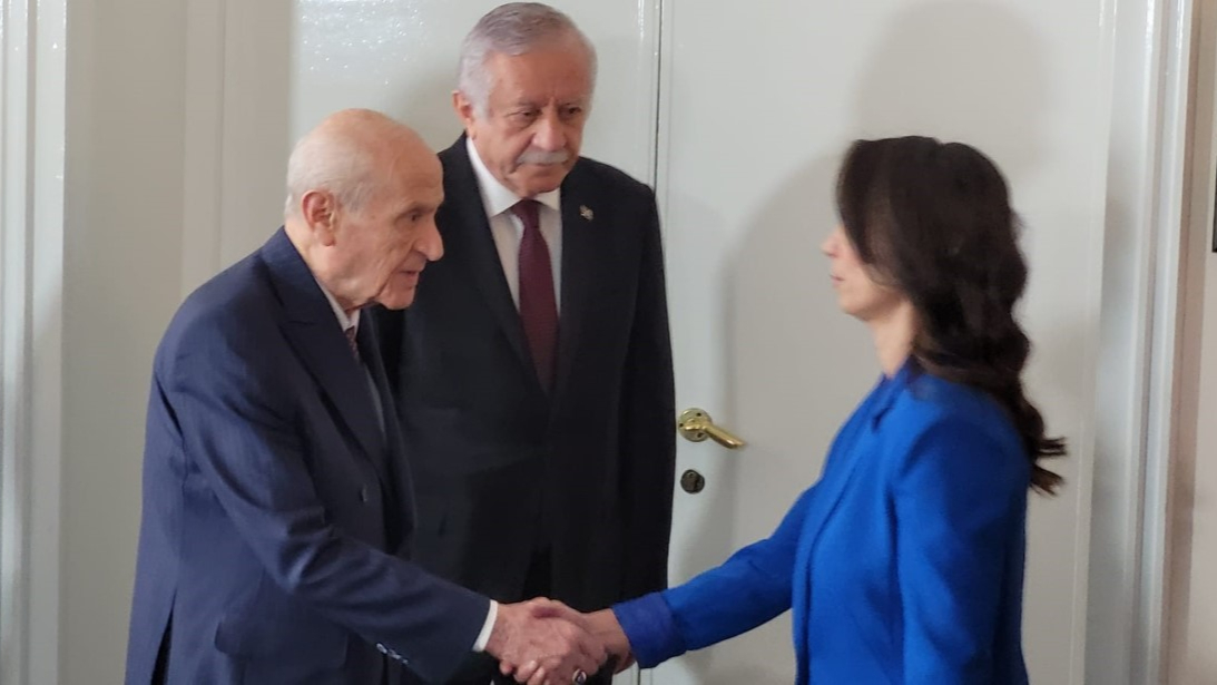 MHP Lideri Bahçeli, DEM Parti heyeti ile görüştü