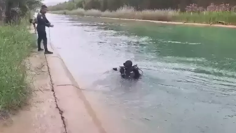 Sulama kanalına düşen Ali için arama çalışması başlatıldı