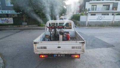 Gaziemir’de sivrisineklere karşı ilaçlama çalışmaları hız kazandı