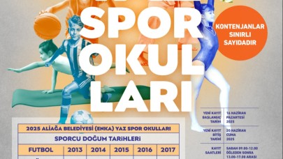 Aliağa Belediyesi Yaz Spor Okulları Kayıtları Başlıyor
